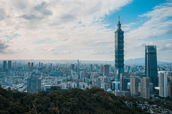 taipei 101 view from xiangshan